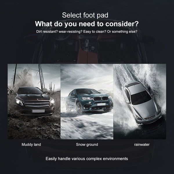 Car Floor Mats Automotive Carpet Front & Rear All Weather Protection Non-Slip Floor Liners Mats