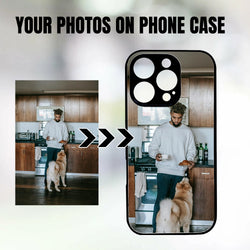 1 piece of customized iPhone case with precision holes (customized with 1 photo)