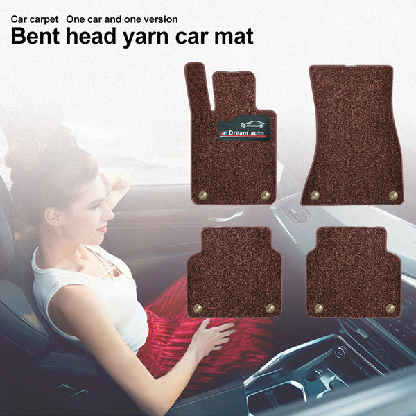 Custom Car Floor Mats Made Available PVC Automotive Carpet PU Leather All Weather Protection Non-Slip Floor Mats Waterproof