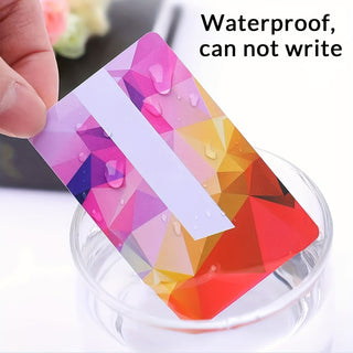 Customized double-sided PCV business card 2 * 3.5 inches 200/500 sheets, personalized business card printing, waterproof PVC material, customizable photo upload content, promoting the store