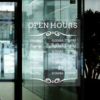 (Customized) 1 piece of customized window glass sticker with your logo or design on it, we print your photo, waterproof school storefront, home installation on the window (single white)