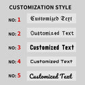 (Customized) 1 business sticker, paste various sizes of stickers (colored) on the customized logo of the window