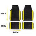 Car Floor Mats Liners Carpet Universal Front Rear Anti-slip rubber nail bottom 4PCS Per Set