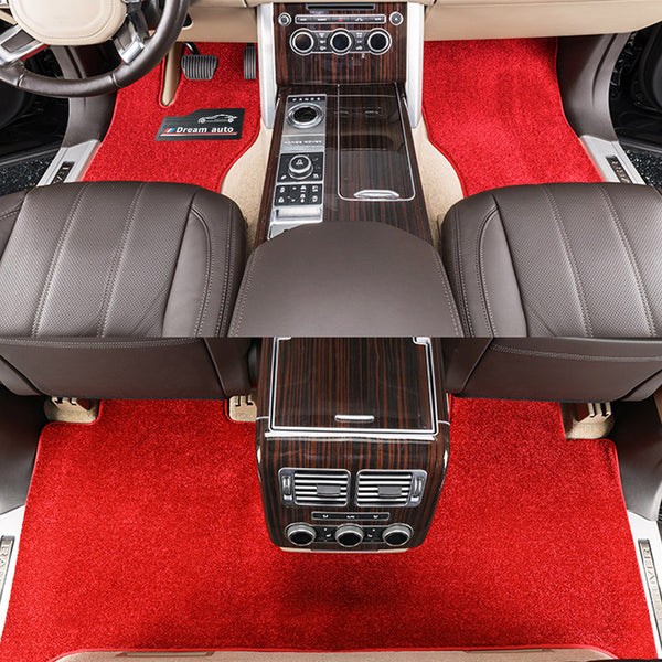 Car Floor Mats Car Full Coverage Pads Protection Non-Slip Carpet Floor Liners full sets