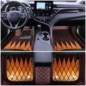 Customized  luxury leather double-layer car floor mats available in a variety of colors