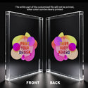（ Customization ） 1 piece of customized window glass sticker, installed on the window (single color), super transparent - customized with reserved base image