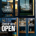 （ Customization ） 1 piece of customized window glass sticker, installed on the window (single white), super transparent - customized with reserved base image