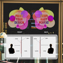 （ Customization ） 1 piece of customized window glass sticker, installed on the window (single color), super transparent - customized with reserved base image