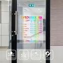 (Customized) 1 business sticker, paste various sizes of stickers (colored) on the customized logo of the window