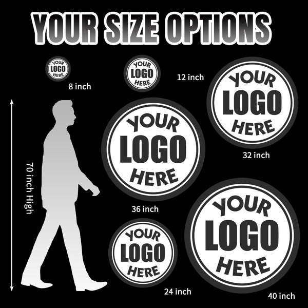 （ Customization ） 1 piece of customized window glass sticker, installed on the window (single white), super transparent - customized with reserved base image