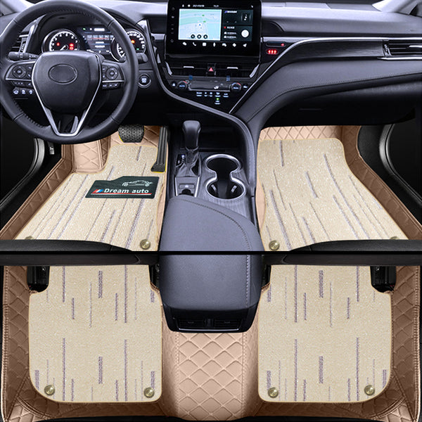 Car Floor Mats Automotive Carpet Front & Rear All Weather Protection Non-Slip Floor Liners Mats