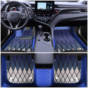 Customized  luxury leather double-layer car floor mats available in a variety of colors