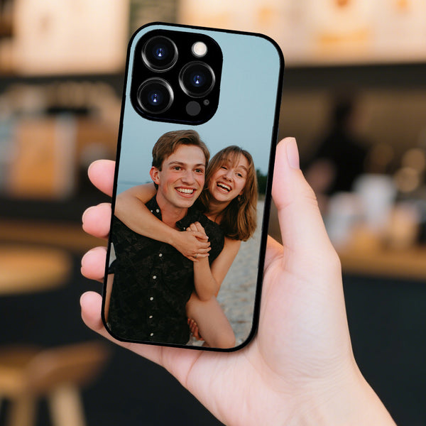 1 piece of customized iPhone case with precision holes (customized with 1 photo)