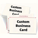 Customized personalized paper matte business cards 2 * 3.5 inches 200/500 sheets, wedding makeup industry contact postcards, social network introduction cards,