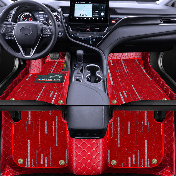 Car Floor Mats Automotive Carpet Front & Rear All Weather Protection Non-Slip Floor Liners Mats