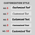 (Customized) 1 business sticker, paste various sizes of stickers (colored) on the customized logo of the window