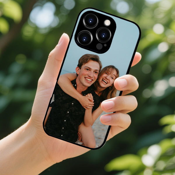 1 piece of customized iPhone case with precision holes (customized with 1 photo)