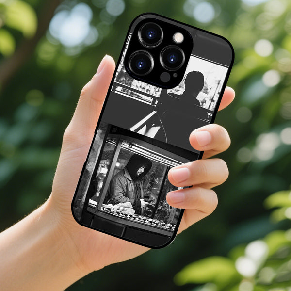 1 piece of customized iPhone case with precision holes (customized with 2 photo)