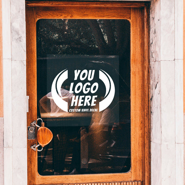 （ Customization ） 1 piece of customized window glass sticker, installed on the window (single white), super transparent - customized with reserved base image