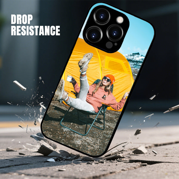 1 piece of customized iPhone case with precision holes (customized with 1 photo)