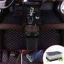 Customized luxury PU leather single-layer car floor mats available in a variety of colors