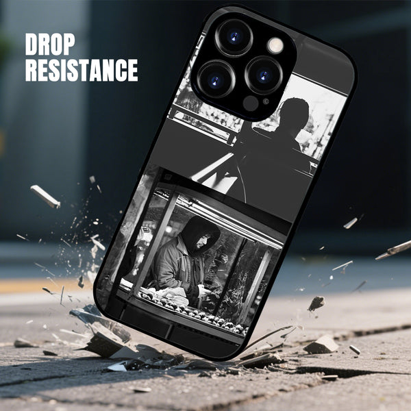 1 piece of customized iPhone case with precision holes (customized with 2 photo)