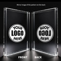 （ Customization ） 1 piece of customized window glass sticker, installed on the window (single white), super transparent - customized with reserved base image