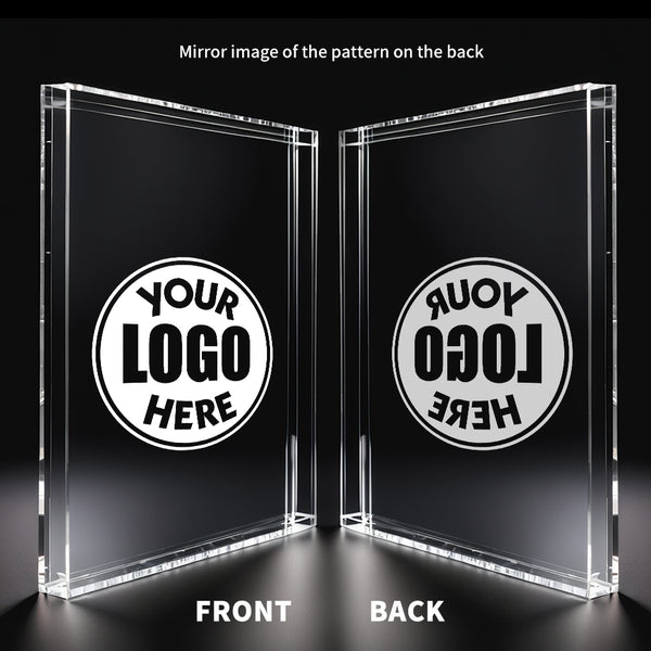 （ Customization ） 1 piece of customized window glass sticker, installed on the window (single white), super transparent - customized with reserved base image