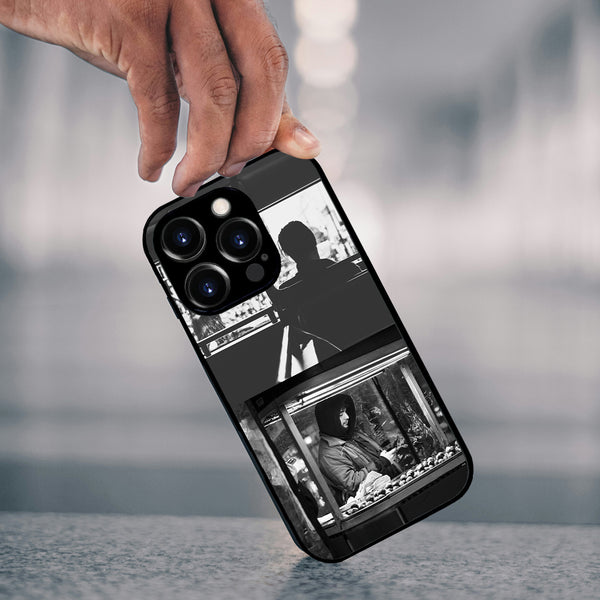 1 piece of customized iPhone case with precision holes (customized with 2 photo)