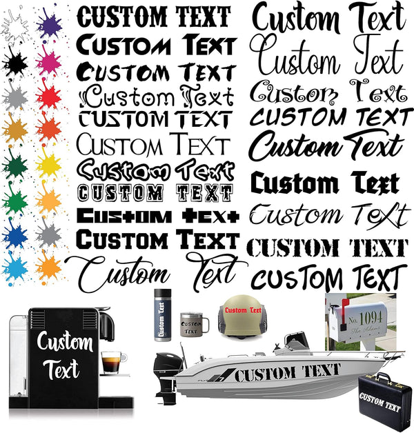 Personalized Design Your Own Name Custom Vinyl Decal