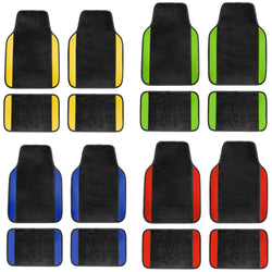 Car Floor Mats Liners Carpet Universal Front Rear Anti-slip rubber nail bottom 4PCS Per Set