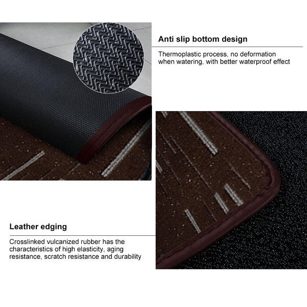 Car Floor Mats Automotive Carpet Front & Rear All Weather Protection Non-Slip Floor Liners Mats