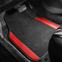 Car Floor Mats Liners Carpet Universal Front Rear Anti-slip rubber nail bottom 4PCS Per Set