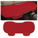 Plush Car Seat Cushion, Non Binding Anti Slip Rubber Bottom, Advanced Comfort Memory Foam, Driver Seat Backrest Cushion, Winter Seat Heating Pad