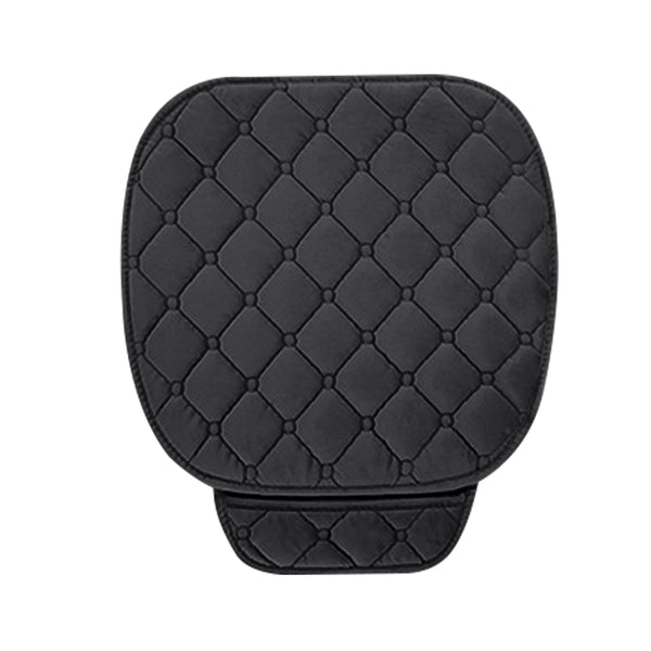 Plush Car Seat Cushion, Non Binding Anti Slip Rubber Bottom, Advanced Comfort Memory Foam, Driver Seat Backrest Cushion, Winter Seat Heating Pad