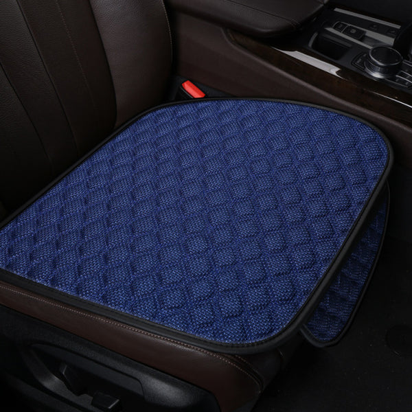 Summer Car Seat Cover Skidproof Front Rear Backrest Flax Protector Auto Seat Protect Cushion Anti-slip Pad Ｍat Car Accessories