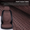 1/2/5 Seat  Car Seat Cushion Leather Suede Cushion Anti-slip Seat Cushion Breathable Four Seasons Cushion Seat Cover