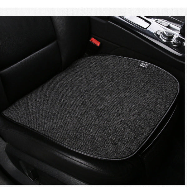 Car Seat Cover Front Rear cotton linen Cushion Non Slide  Universal Seat Protector Auto Accessories