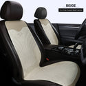 2/5 Seat Ultra-Thin Car Leather Suede Breathable Seat Cushion Saddle Seat Cushion For All Seasons Seat Cover