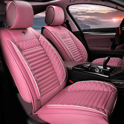 يشتري pink 5 Seat  Anti-Dirty And Comfortable Artificial Leather Seat Cushion Seat Cover