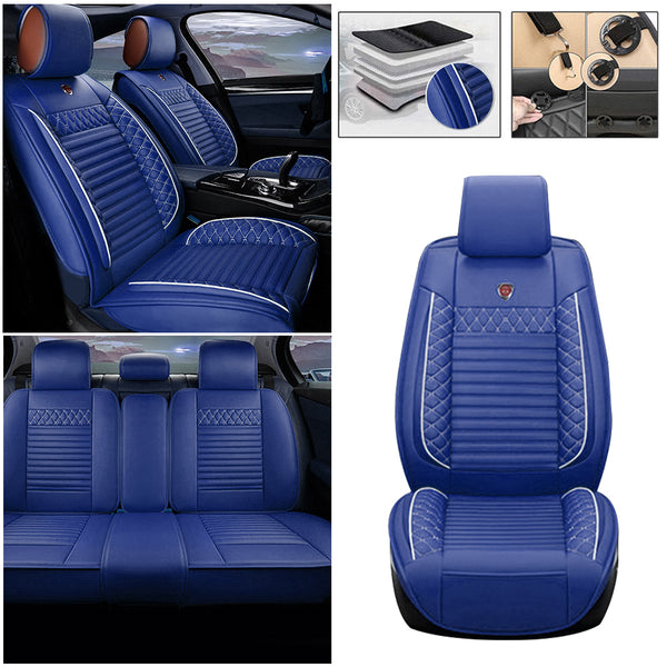 5 Seat  Anti-Dirty And Comfortable Artificial Leather Seat Cushion Seat Cover