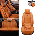 5 Seat  Anti-Dirty And Comfortable Artificial Leather Seat Cushion Seat Cover