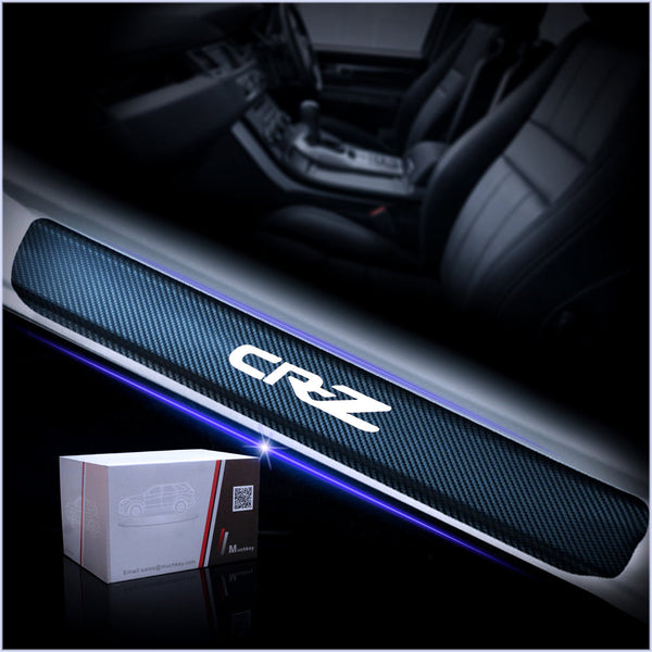 For Honda Door Sill Protector 4D Carbon Fiber Sticker