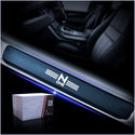 For Honda Door Sill Protector 4D Carbon Fiber Sticker