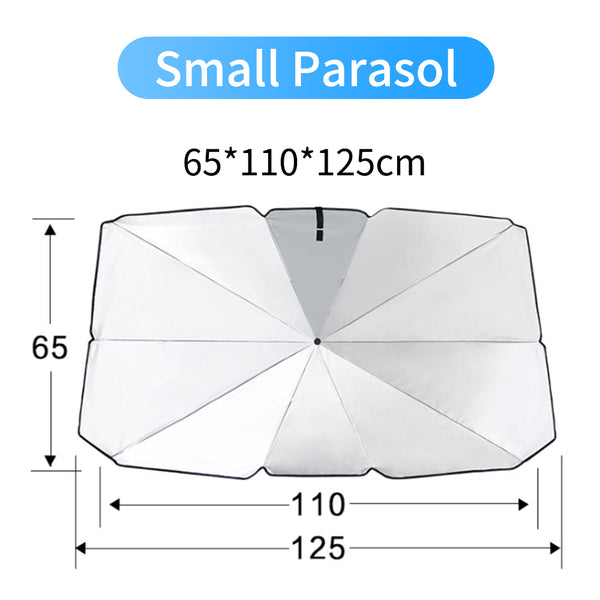 Car Windshield Sun Shade Umbrella Foldable Car Umbrella Sunshade Cover UV Block For Car Front Window