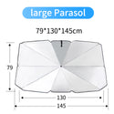 Car Windshield Sun Shade Umbrella Foldable Car Umbrella Sunshade Cover UV Block For Car Front Window