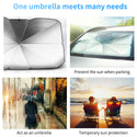 Car Windshield Sun Shade Umbrella Foldable Car Umbrella Sunshade Cover UV Block For Car Front Window