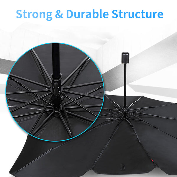 Car Windshield Sun Shade Umbrella Foldable Car Umbrella Sunshade Cover UV Block For Car Front Window