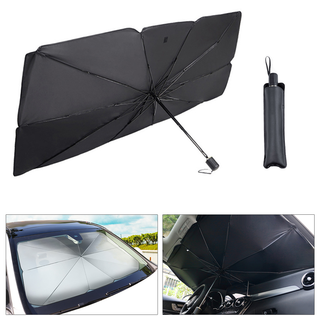 Car Windshield Sun Shade Umbrella Foldable Car Umbrella Sunshade Cover UV Block For Car Front Window