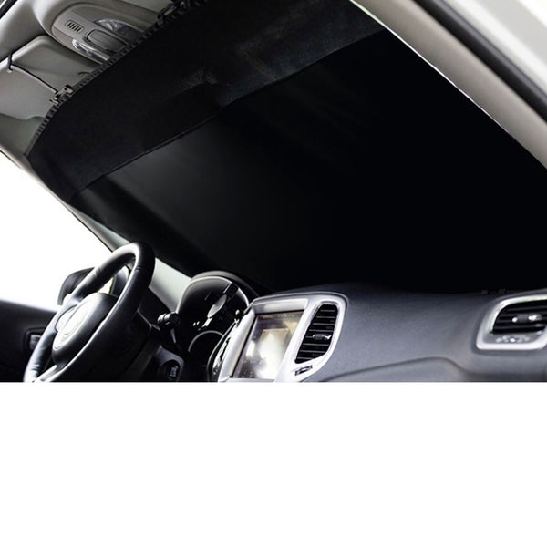 Car front sunshade sunscreen heat insulation automatic retractable instrument panel integrated sunshade